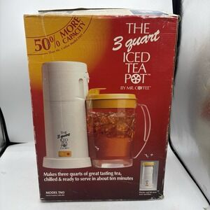 Mr Coffee The 3 Quart Iced‎ Tea Pot Maker Model TM3 Open Box